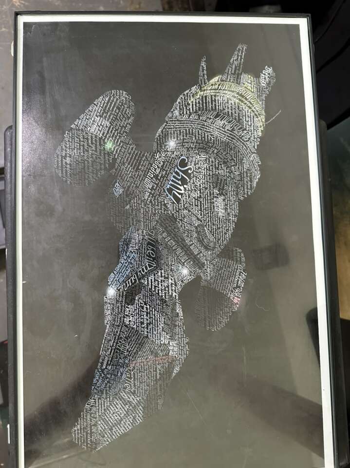 Framed Firefly Word Art