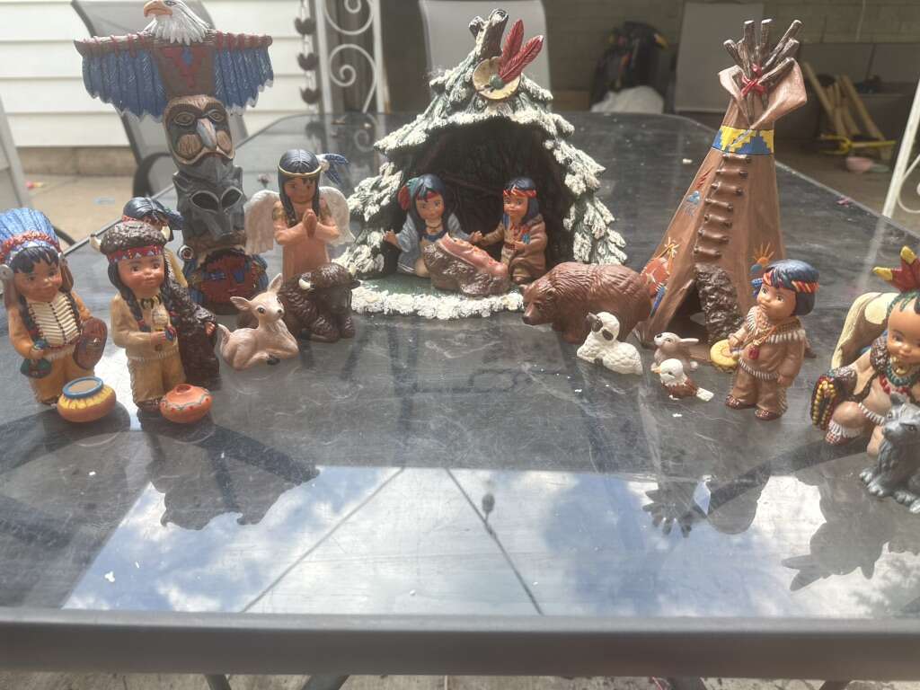 Native American Nativity Set