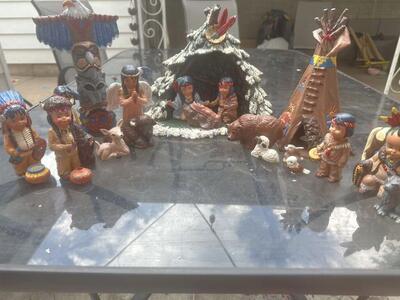 Native American Nativity Set