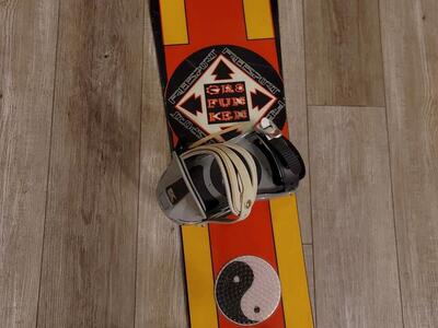 FreeSport 152 Snowboard Yin Yang Stomper Kemper Bindings