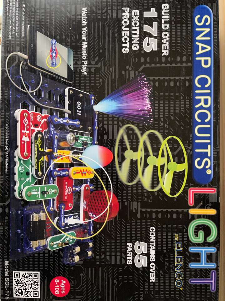 Snap Circuits Light kit, educational fun toy, in box, gently used