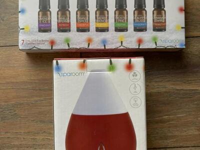 Essential Oil Fan Diffuser and Natural Oils NEW