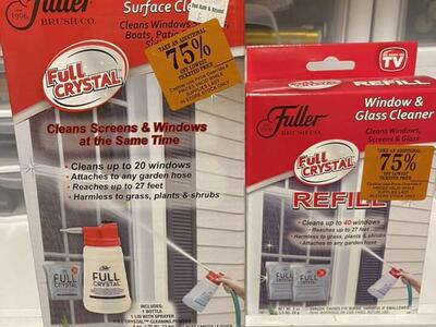 Fuller Full Crystal Window & Glass Cleaner &Refill
