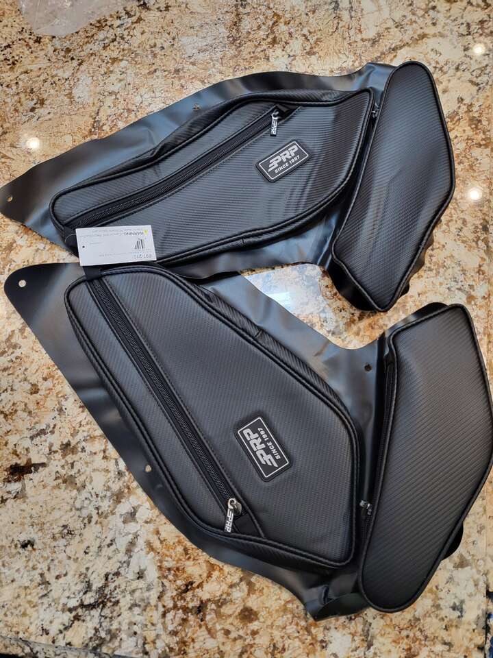 Polaris Front Door Bags with Knee Pads
