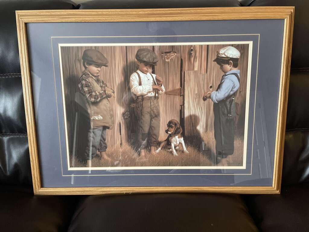 Odd Man Out picture Framed