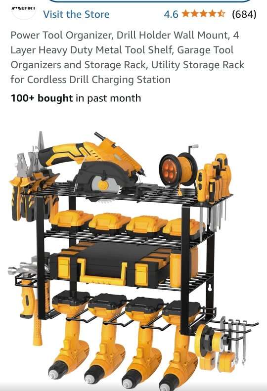 New Heavy Duty Floating Tool Wall Shelf