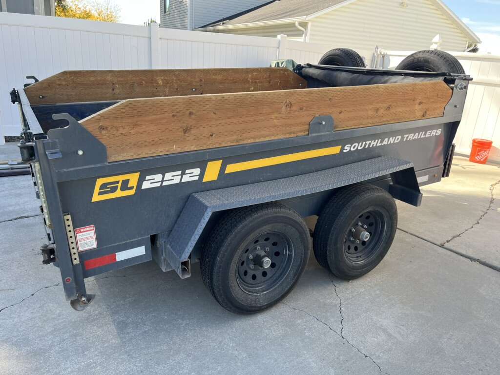 6x10 Dump Trailer For Rent