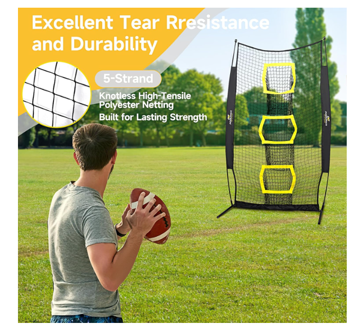 New in box 8 x 4ft Football Throwing Net
