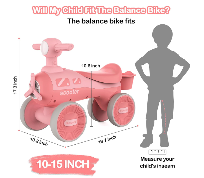 New in box Music Balance Bike