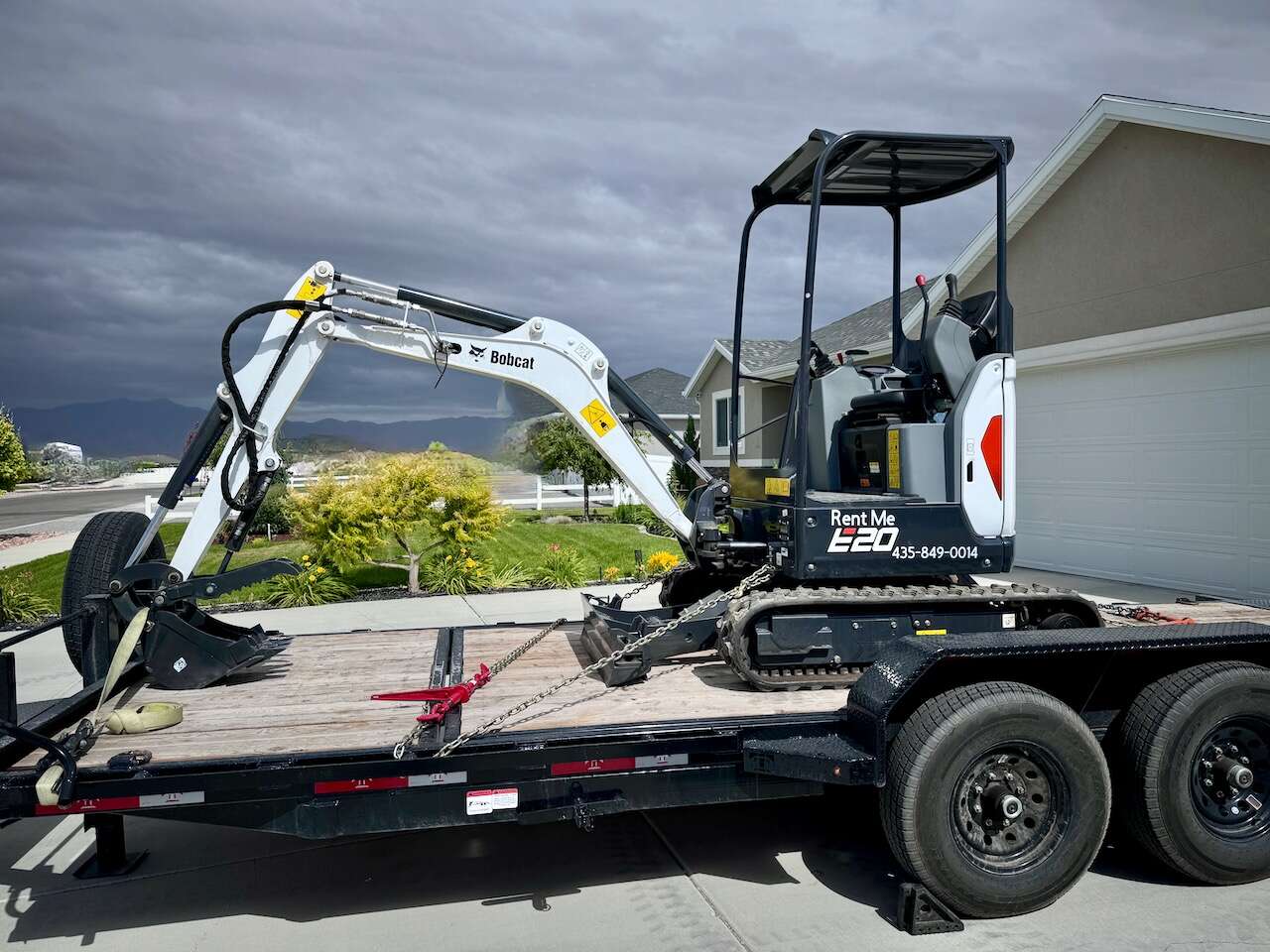 Mini Excavators **Rent** **Tooele Valley Only**