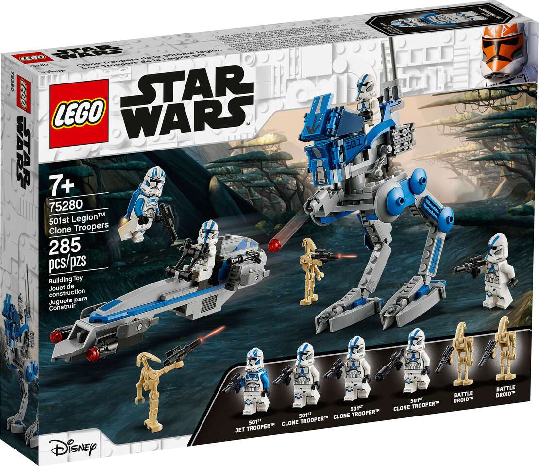 Lego 501st legion clone packs (6 sets included)