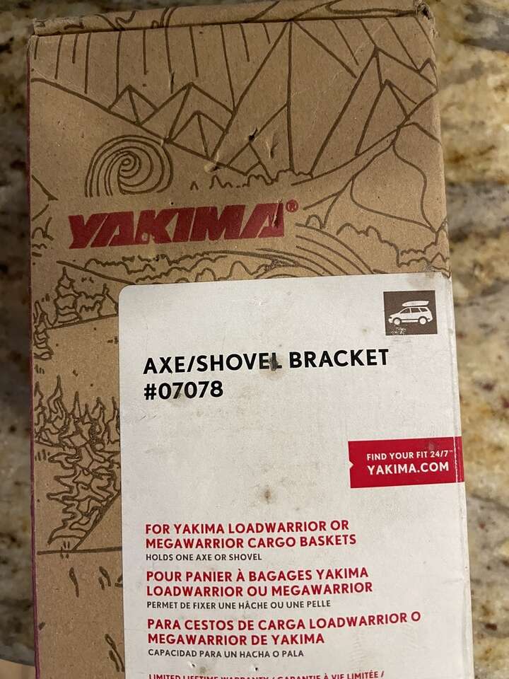 Yakima Axe or Shovel Bracket for racks