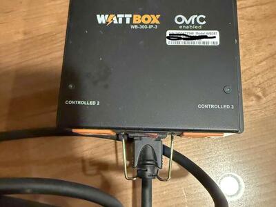 WattBox WB-300-IP-3 IP controlled outlets
