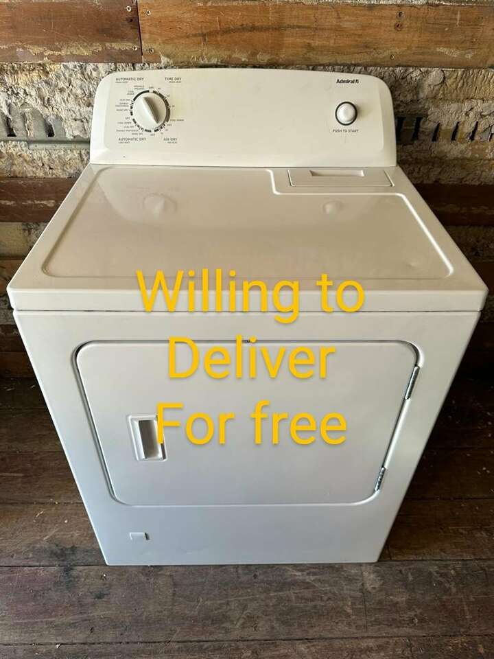 Admiral gas dryer super capacity.(f… Appliances