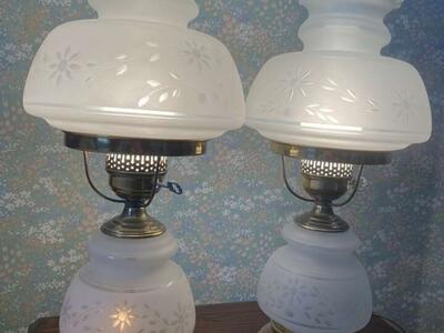 Vintage Hurrican Table Lamp
