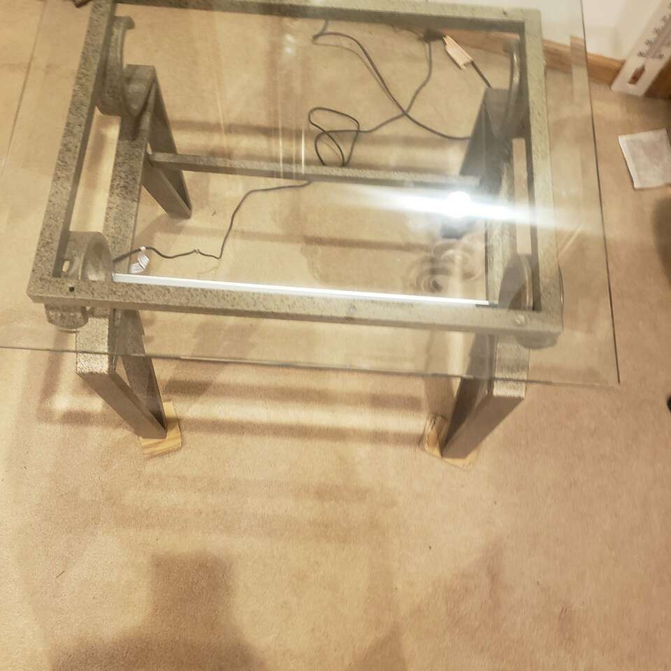 3 Glass top coffee table Furniture