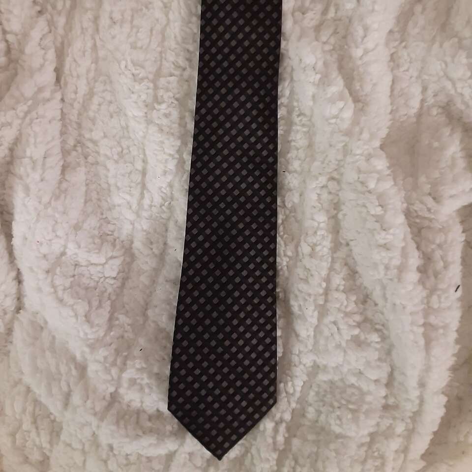 Skinny Black Banana Republic Tie