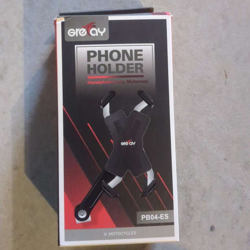 Motorcycle phone holder