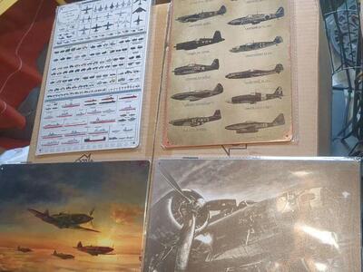 Combat vehicles metal wall decoration plates