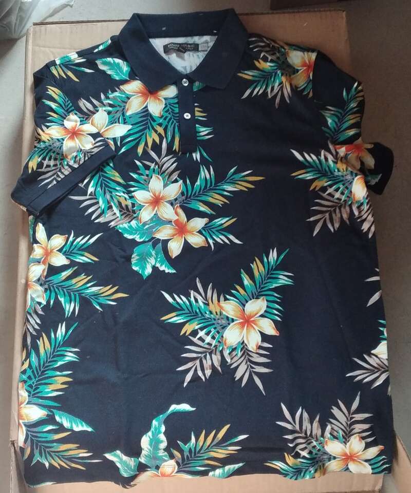 Hawaiian polo shirt