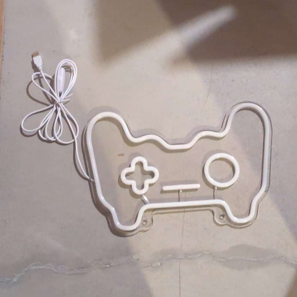 Decorative Gamepad Shaped Neon Led Sign 