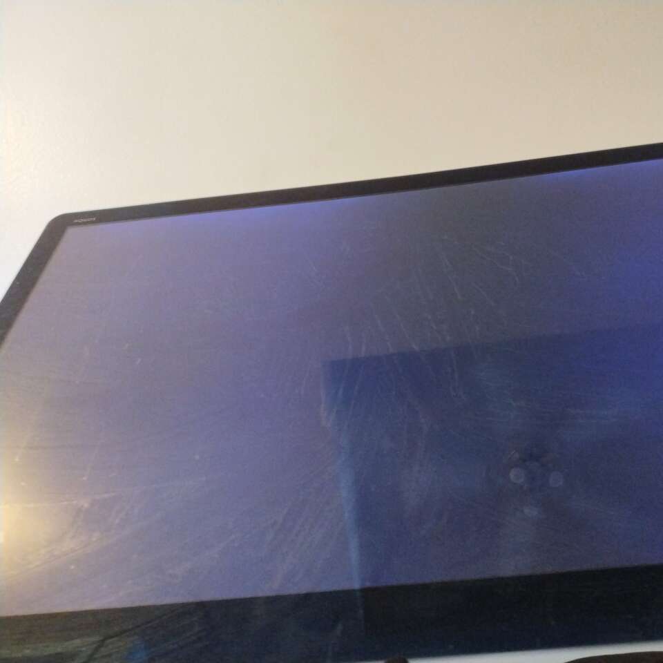 60" Sharp TV w/ plexiglass screen p… Electronics