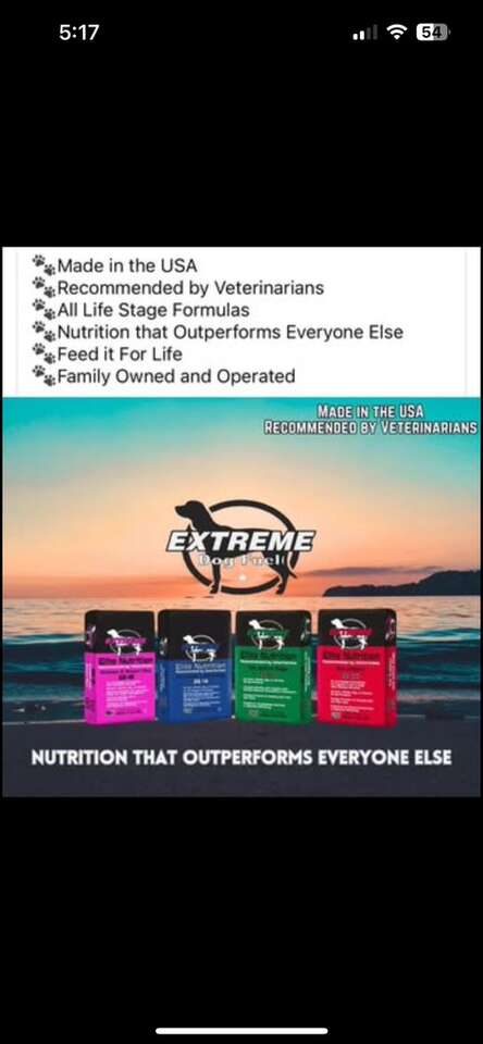 Extreme Dog Fuel, Elite Nutrition