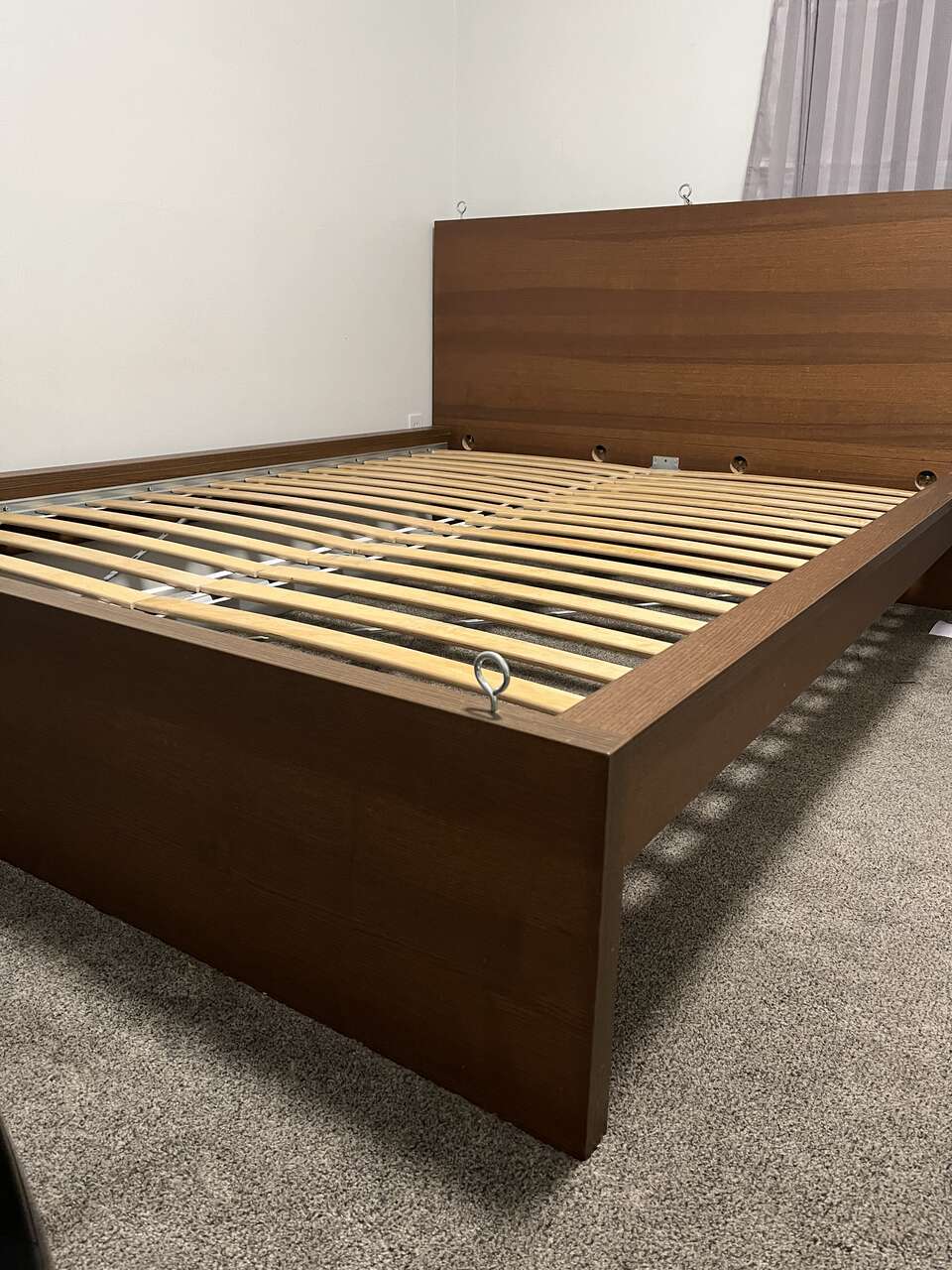 IKEA queen sized malm bed frame Furniture