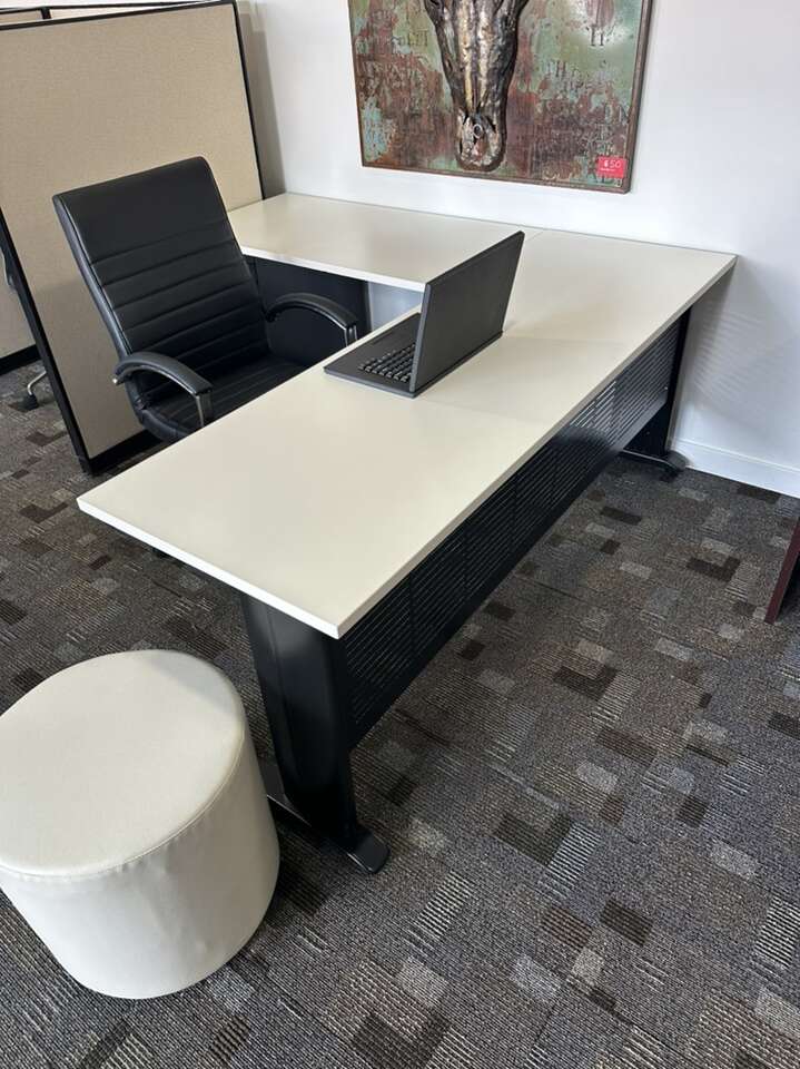 L-Shaped Small Office Desk