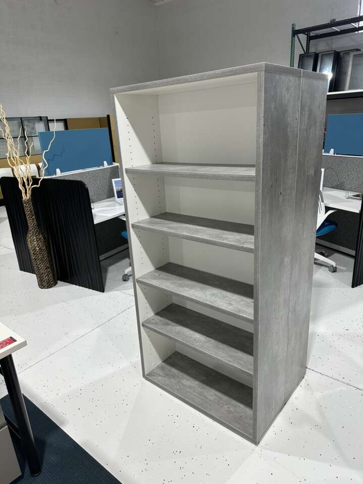 Grey & White Bookcase