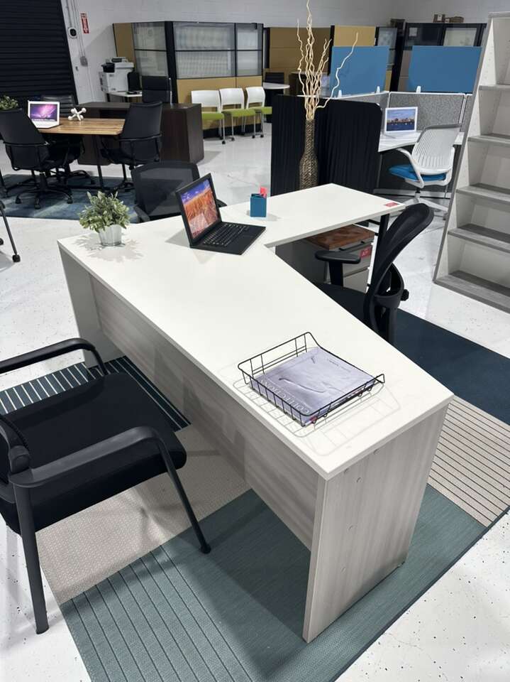 Custom Contemporary L-shaped Desk 