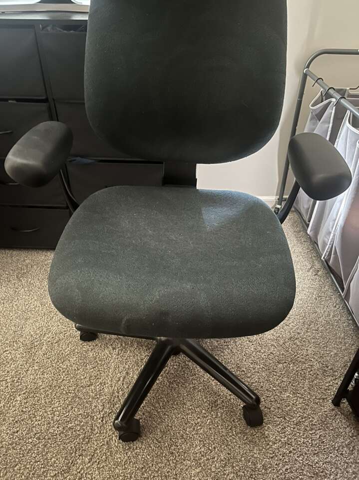 Dark green office chair Furniture