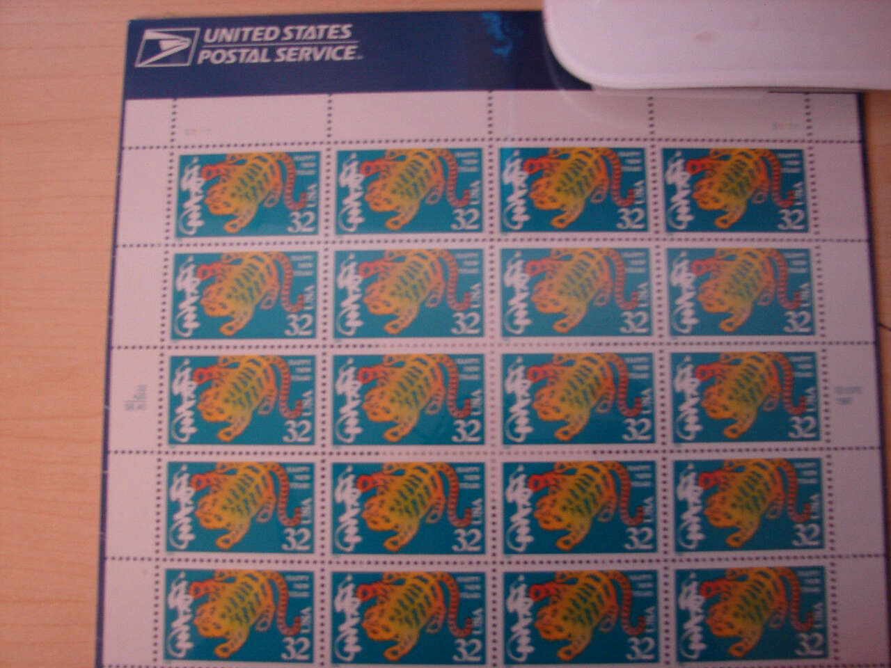 * 1987 Lunar New Year – 20 Tiger Stamps