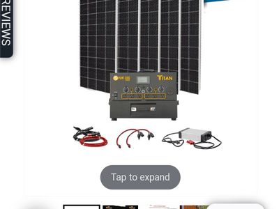 Solar generator, 5 panels. Complete kit.. Brand new, still in the box.. I have reduced this 1500 dollars..