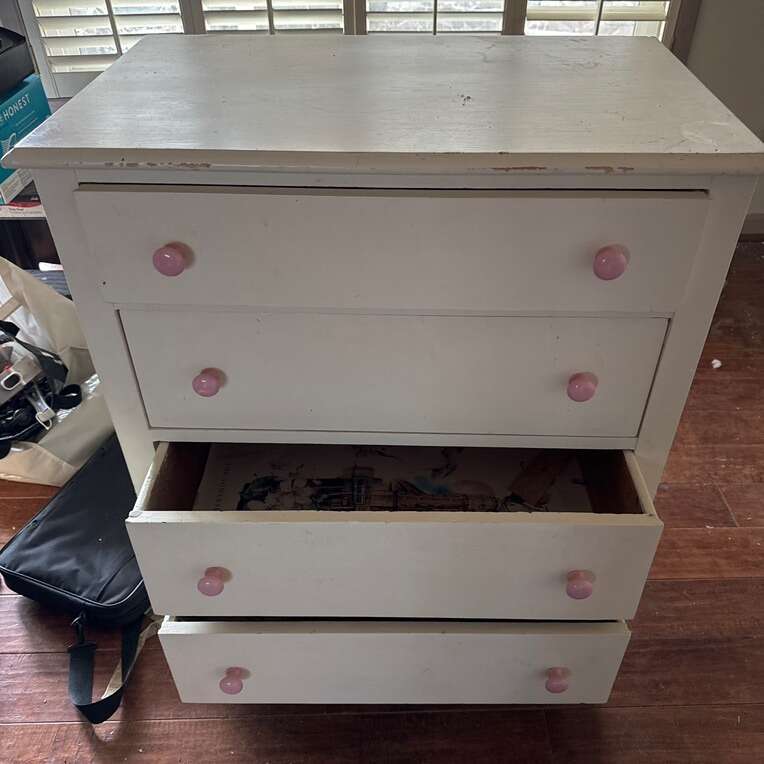 Kids Four Dresser Drawer Furniture