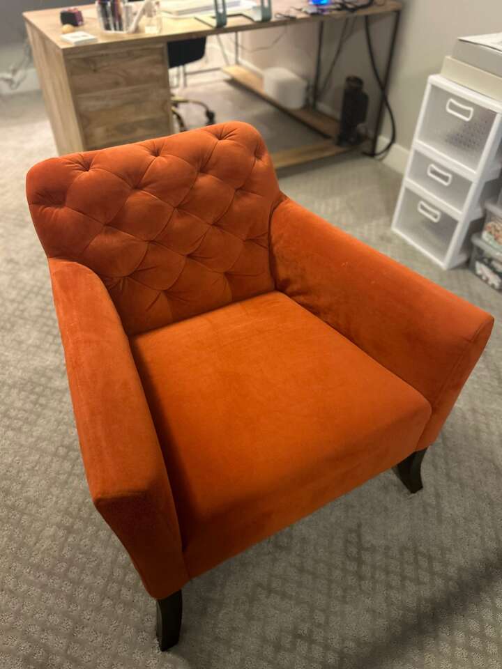 West Elm Velvet Accent Chair Furniture