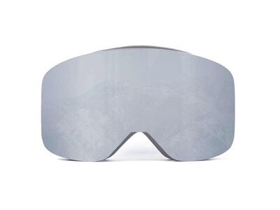 STAGE Frameless Prop Ski Goggle w/ Mirror Chrome Smoke Lens