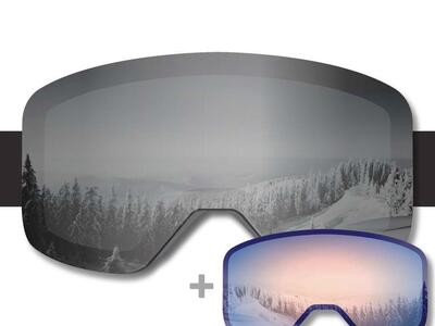 STAGE Propnetic - Magnetic Ski Goggle + Bonus Lens