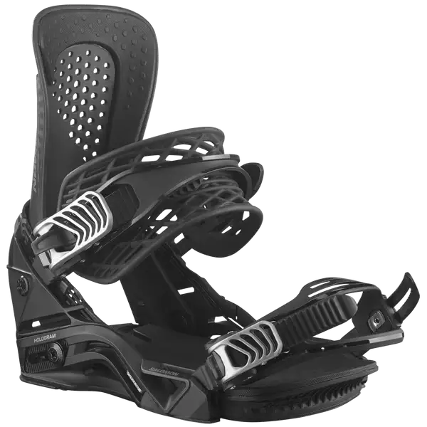Salomon Hologram Black Snowboard Bindings - 2026