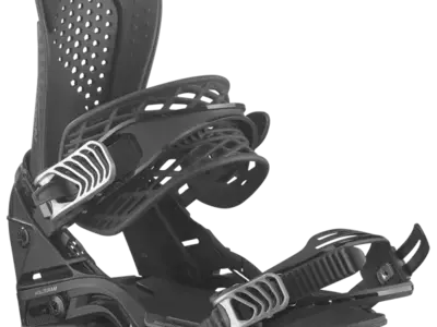 Salomon Hologram Black Snowboard Bindings - 2026