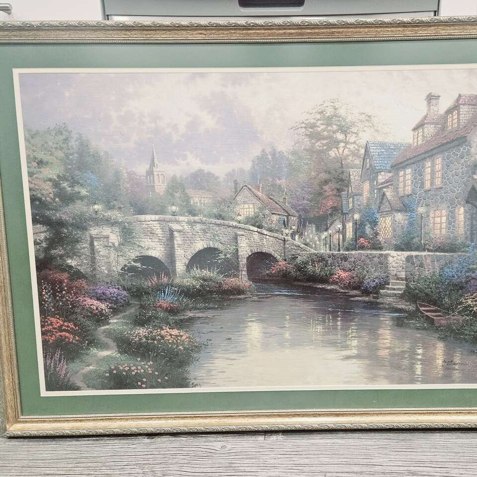 Thomas Kinkade Cobblestone Brook