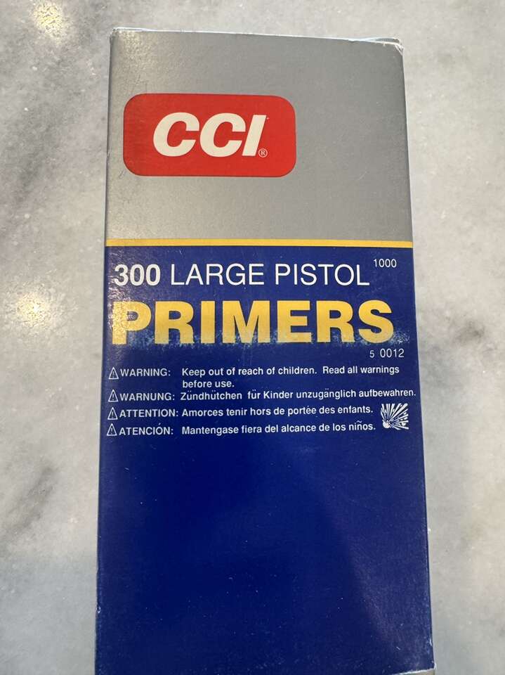 CCI 300 Large Pistol Primers 1,000 Count