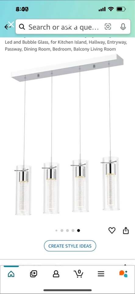 NEW 4-light Chandelier