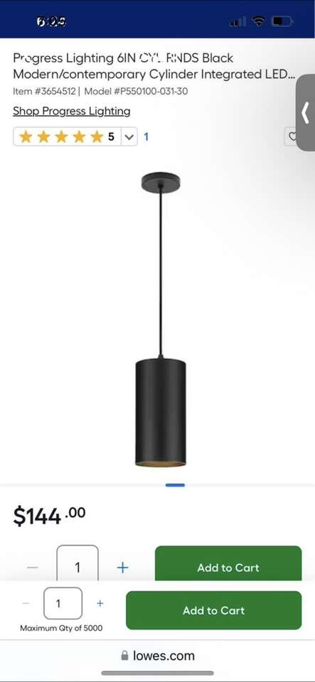 NEW Hanging Pendant Light