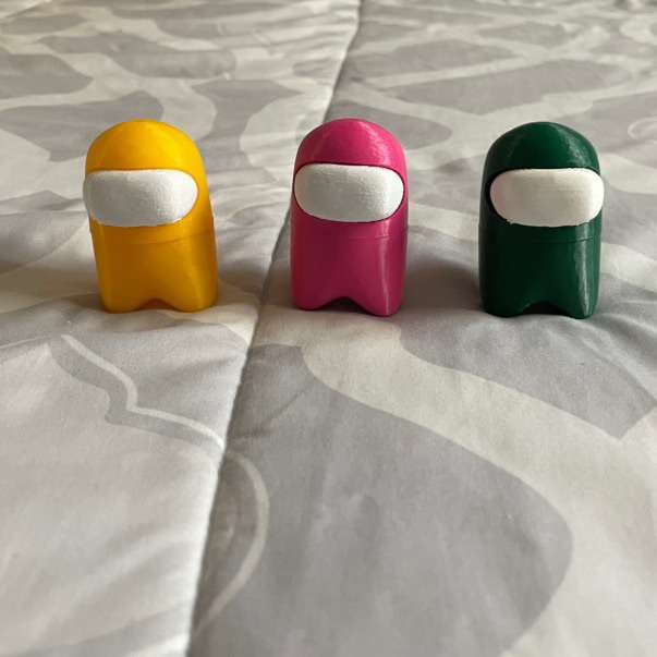 Among Us 3D printed Crewmate Toys