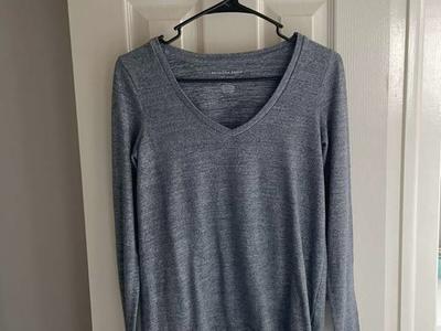 American Eagle Soft & Sexy Plush Long Sleeve Top