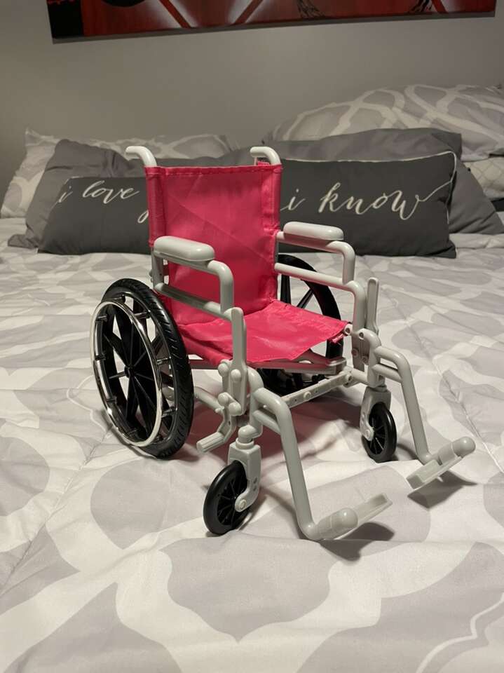 Wheelchair for 18 Inch Doll