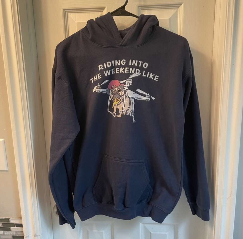 Pug Hoodie - Boys XL