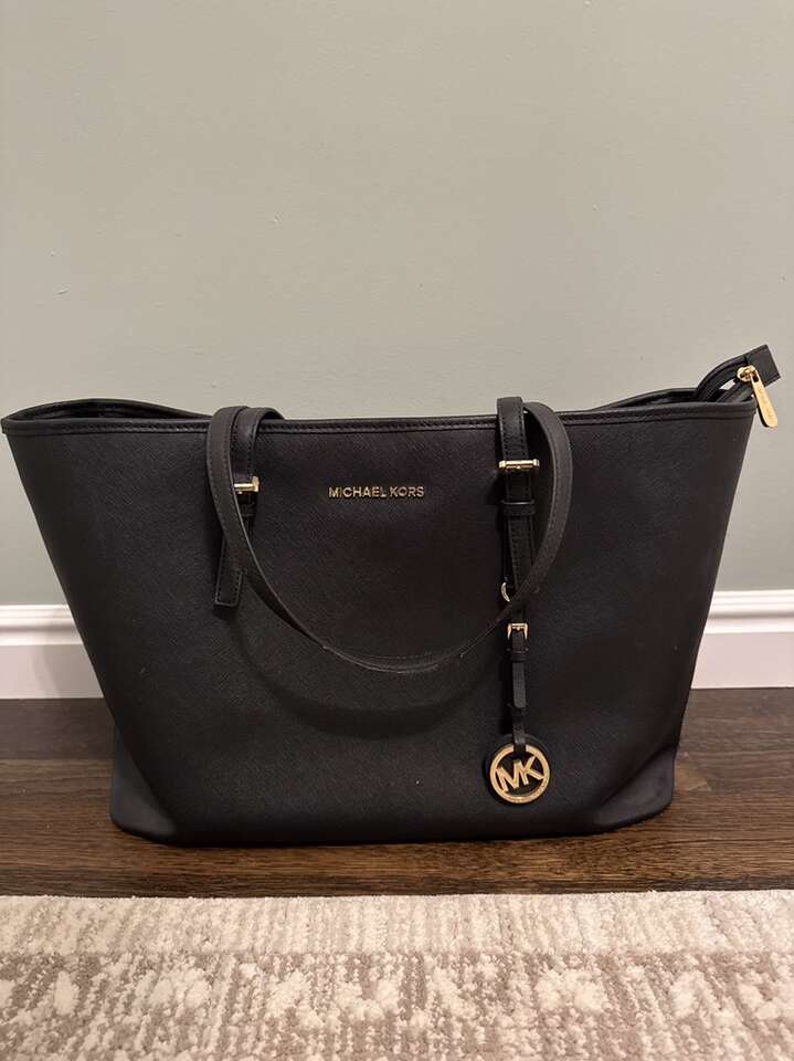 Michael Kors Jet Set Work Tote - Black