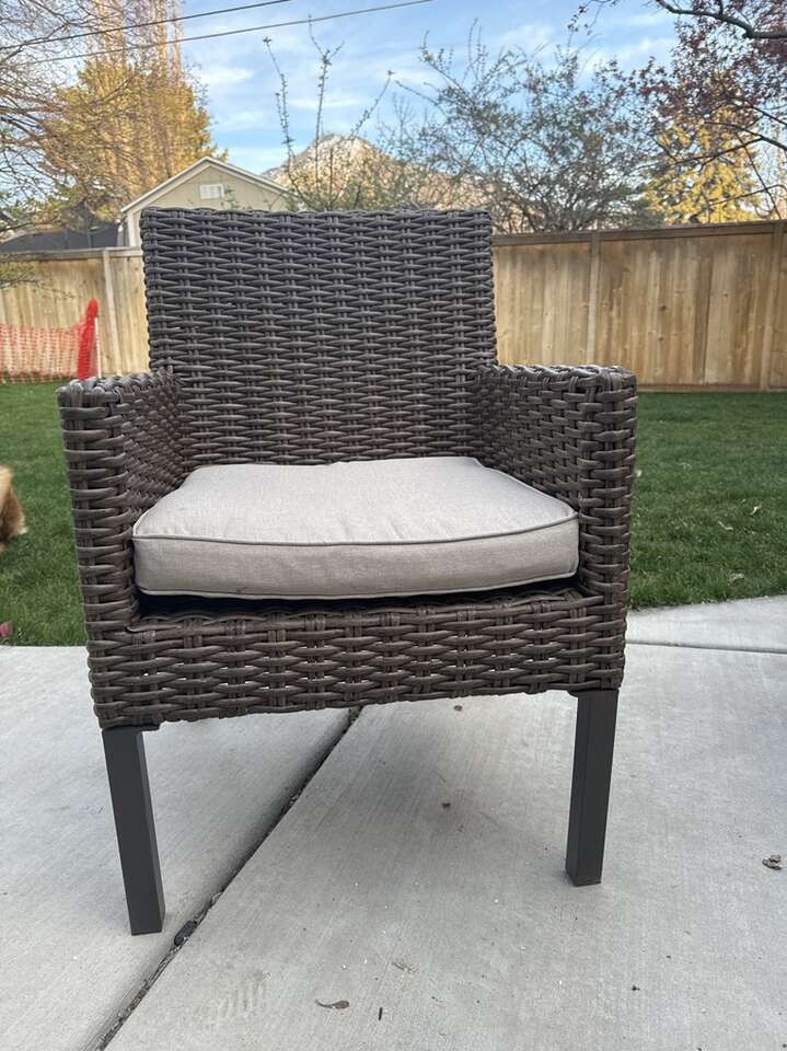 Outdoor Dining Chairs, Set Of 4 (New In Box)